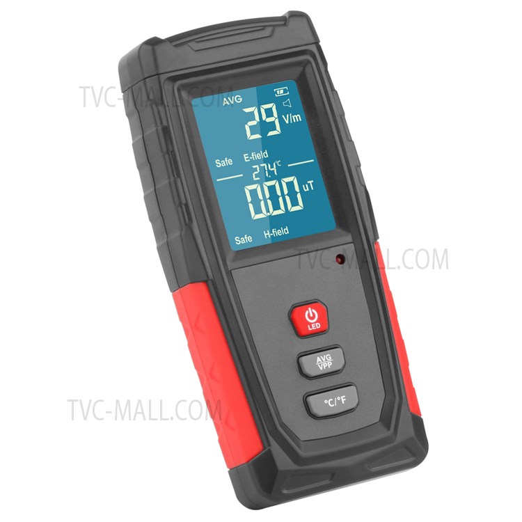 WINTACT WT3121 Digital LCD EMF Meter Electromagnetic Radiation Tester Electric Field Magnetic Field Dosimeter Handheld Detector-4