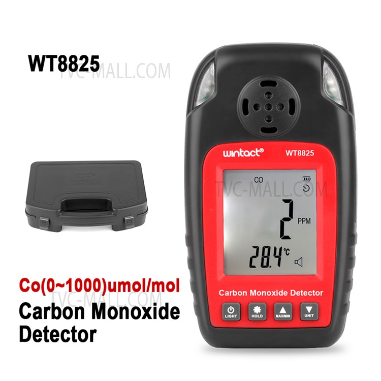 WINTACT WT8825 Carbon Monoxide Detector Digital LCD CO Gas Tester Air Quality Carbon Monoxide Detecting Gauge-8