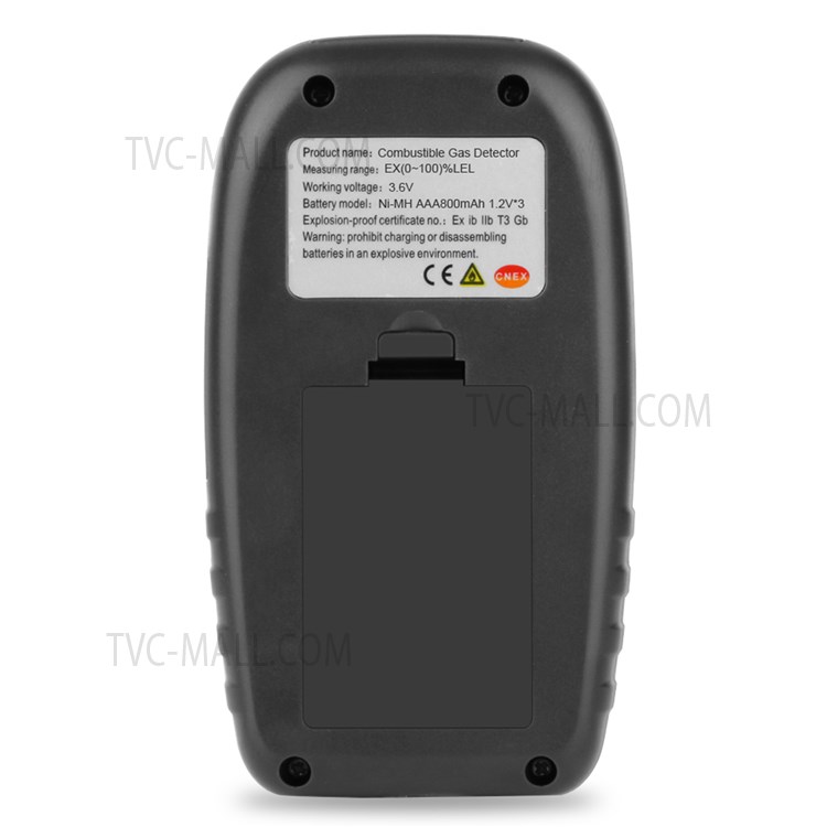 WINTACT WT8823 Combustible Gas Alarm Detector Flammable Gas Leakage Monitor Digital LCD Display Gas Leak Analyzer-6