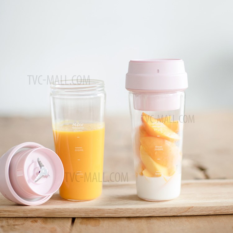XIAOMI YOUPIN 17PIN Portable Mini Juicer Juice Extractor Mixer Pink
