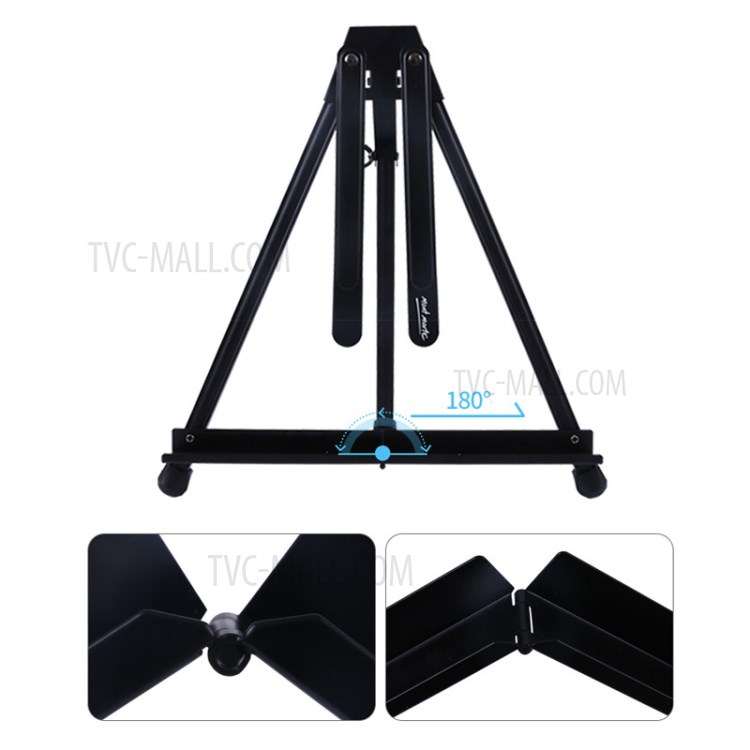Aluminum Table Easel Tripod Display Easel with Adjustable Height-2