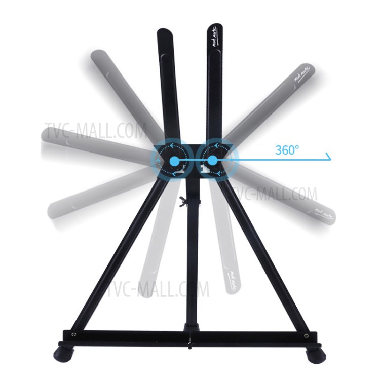 Aluminum Table Easel Tripod Display Easel with Adjustable Height-3