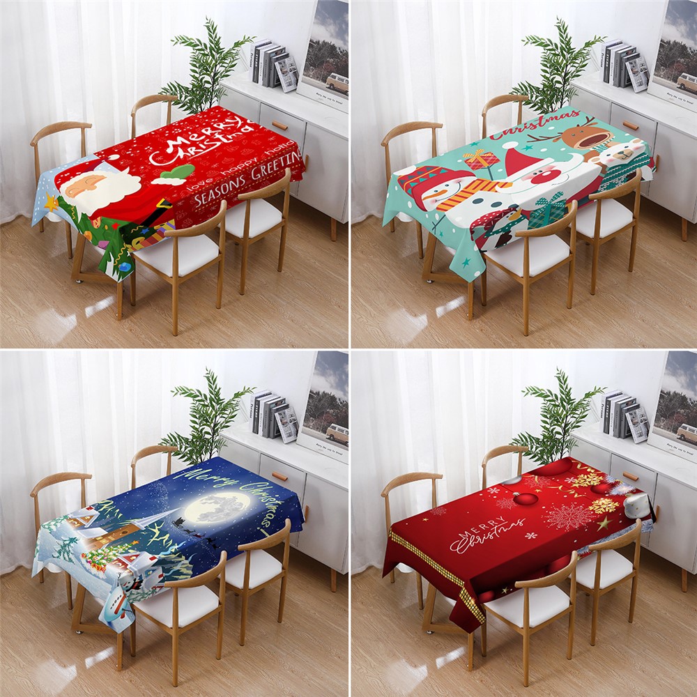 Christmas Placemats Table Mat for Home Holiday Christmas Table Decorations, Size: 140x180cm - Style A-2