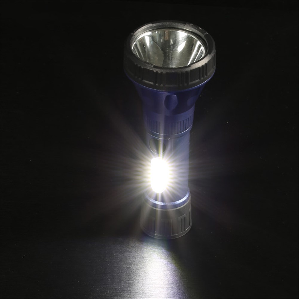 E-SMARTER S16 COB Strong Light Flashlight Torch Spotlight with Side Light Night Fishing Camping Lamp-4