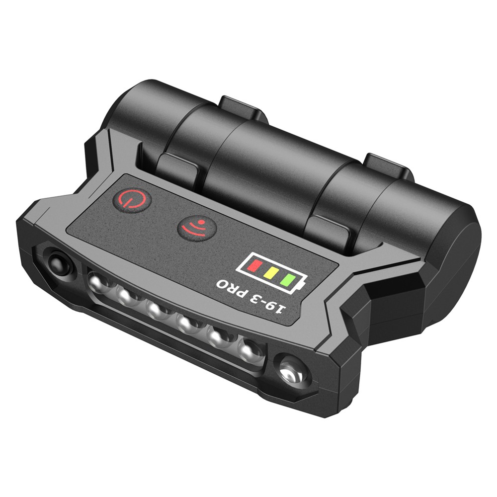 E-SMARTER 19-3C Rechargeable Headlight Induction Clip Cap Lamp Super Bright LED Flashlight Night Fishing Camping Light - Black-7