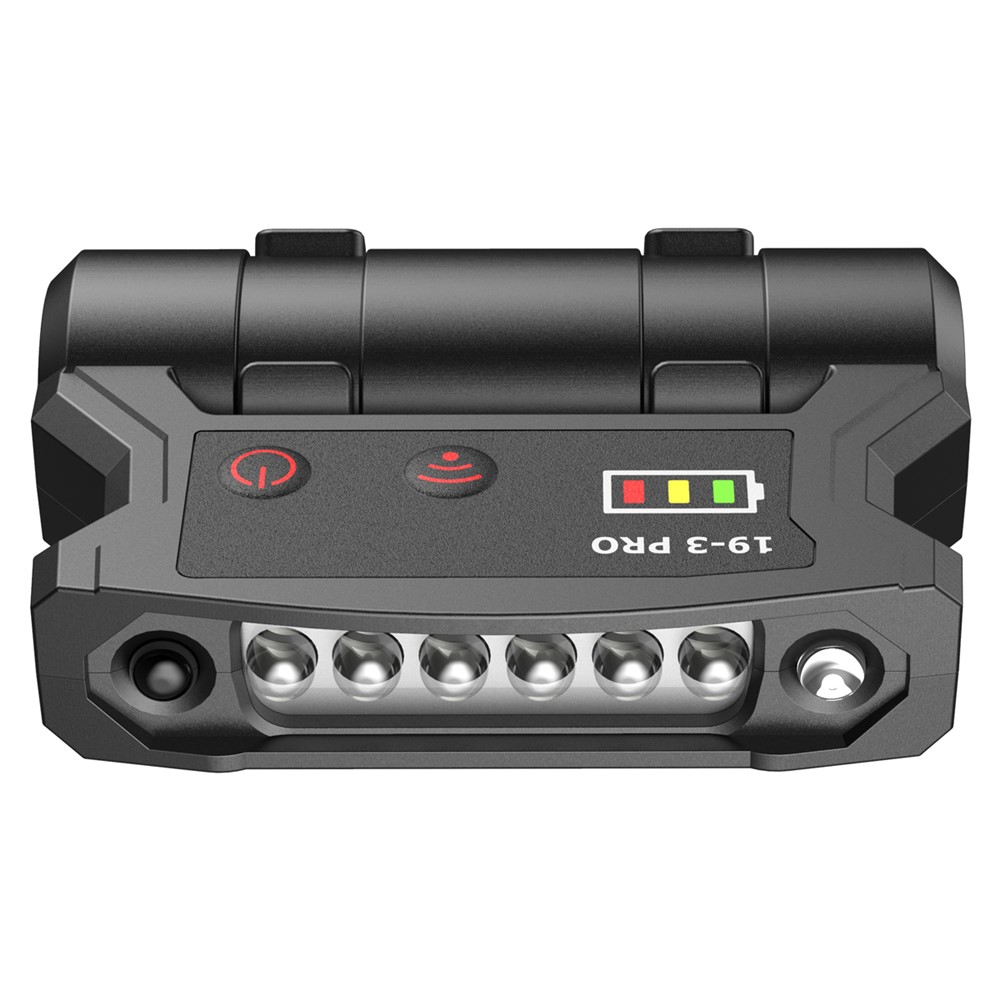 E-SMARTER 19-3C Rechargeable Headlight Induction Clip Cap Lamp Super Bright LED Flashlight Night Fishing Camping Light - Black-8