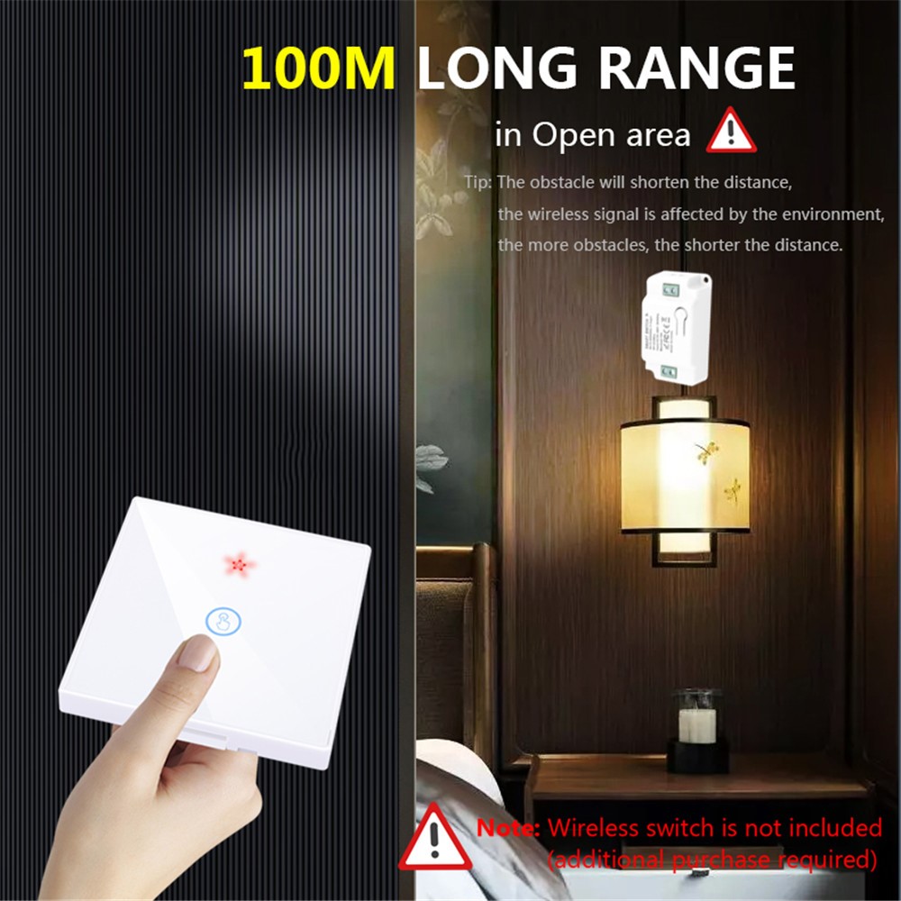 SMATRUL WHD04 Tuya Smart Life APP WiFi + RF 433Mhz Relay Timer Module Smart Switch Controller-4