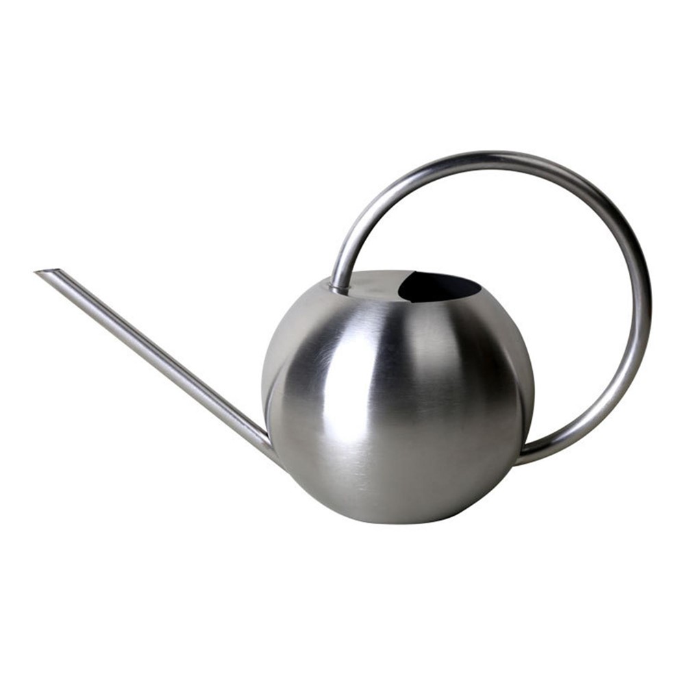 1000ml Watering Can Stainless Steel Long Spout Stainless Steel Watering Pot for Indoor Outdoor Plants-1