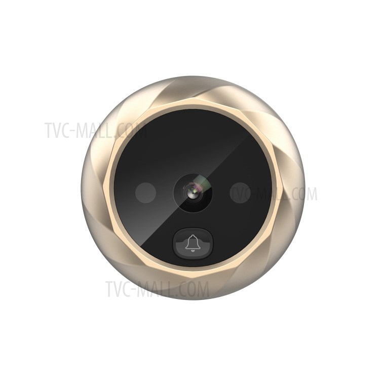 Intelligent DD3 Wireless Doorbell Waterproof Door Bell Chime Kit 2.4 inch HD Cat Eye Monitor - Gold-2