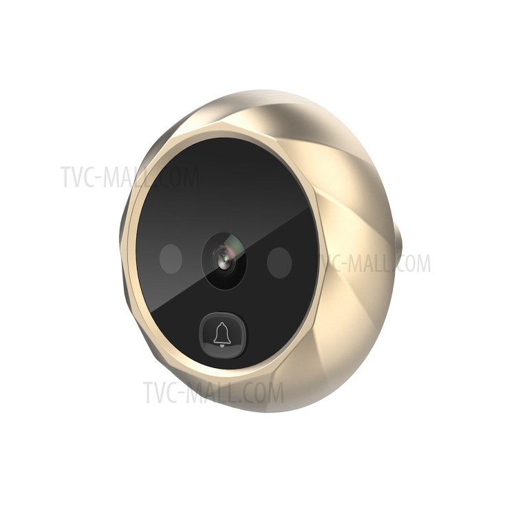Intelligent DD3 Wireless Doorbell Waterproof Door Bell Chime Kit 2.4 inch HD Cat Eye Monitor - Gold-3