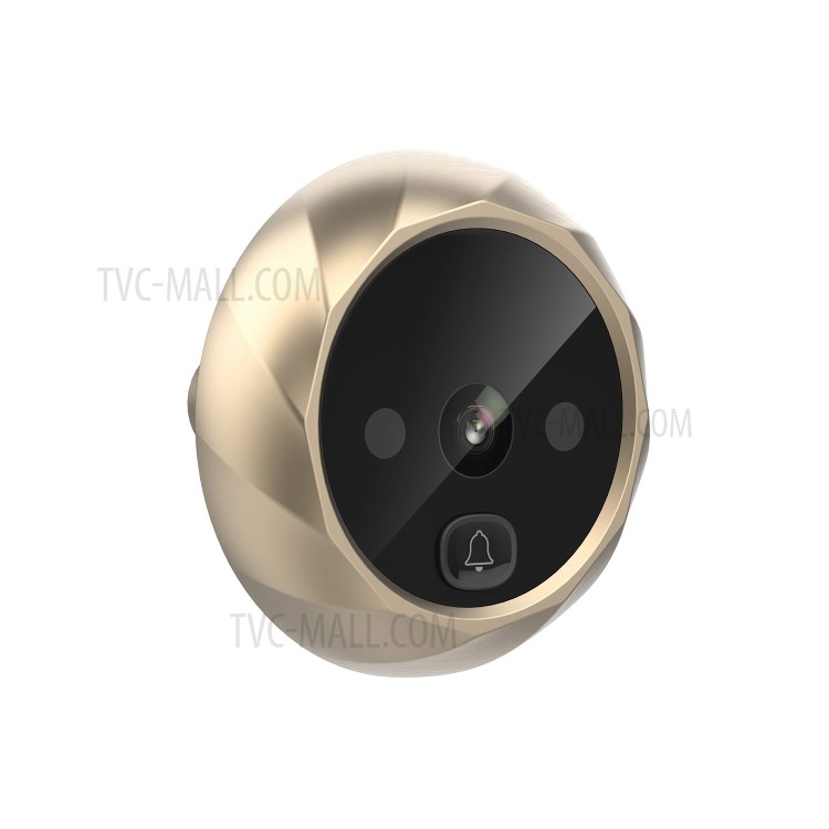 Intelligent DD3 Wireless Doorbell Waterproof Door Bell Chime Kit 2.4 inch HD Cat Eye Monitor - Gold-4
