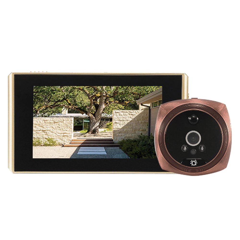 C13 1080P 4.3 inch LCD Digital Doorbell Camera 160 Degree Door Eye Doorbell Electronic Peephole Door Viewer-11