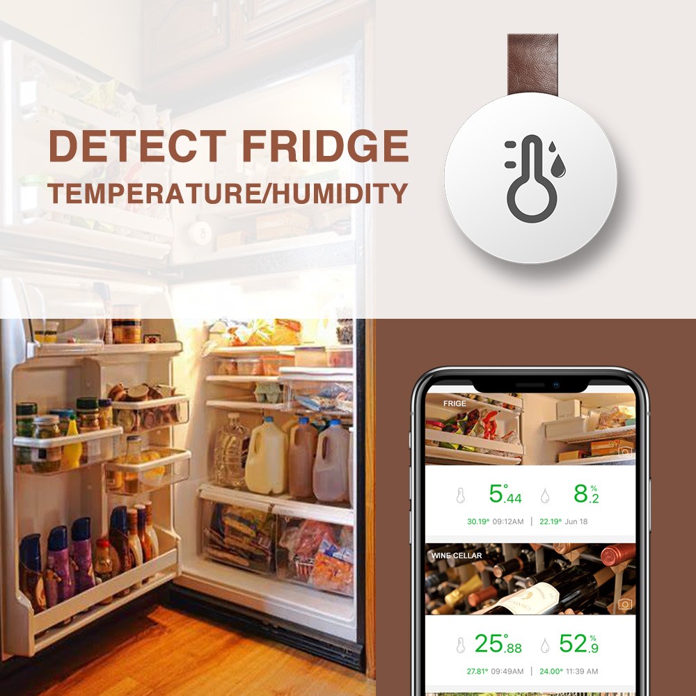 Bluetooth Electrónico 5.0 Refrigerador Termómetro Inteligente E Higrómetro