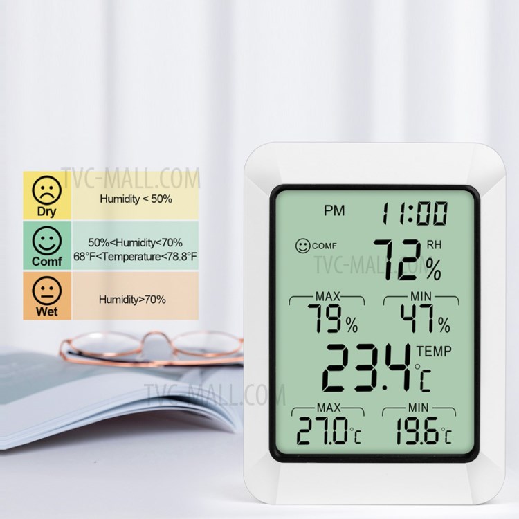 RZ RZ820 Electronic Thermo-hydrometer Precise Thermometer Temperature Humidity Meter-2