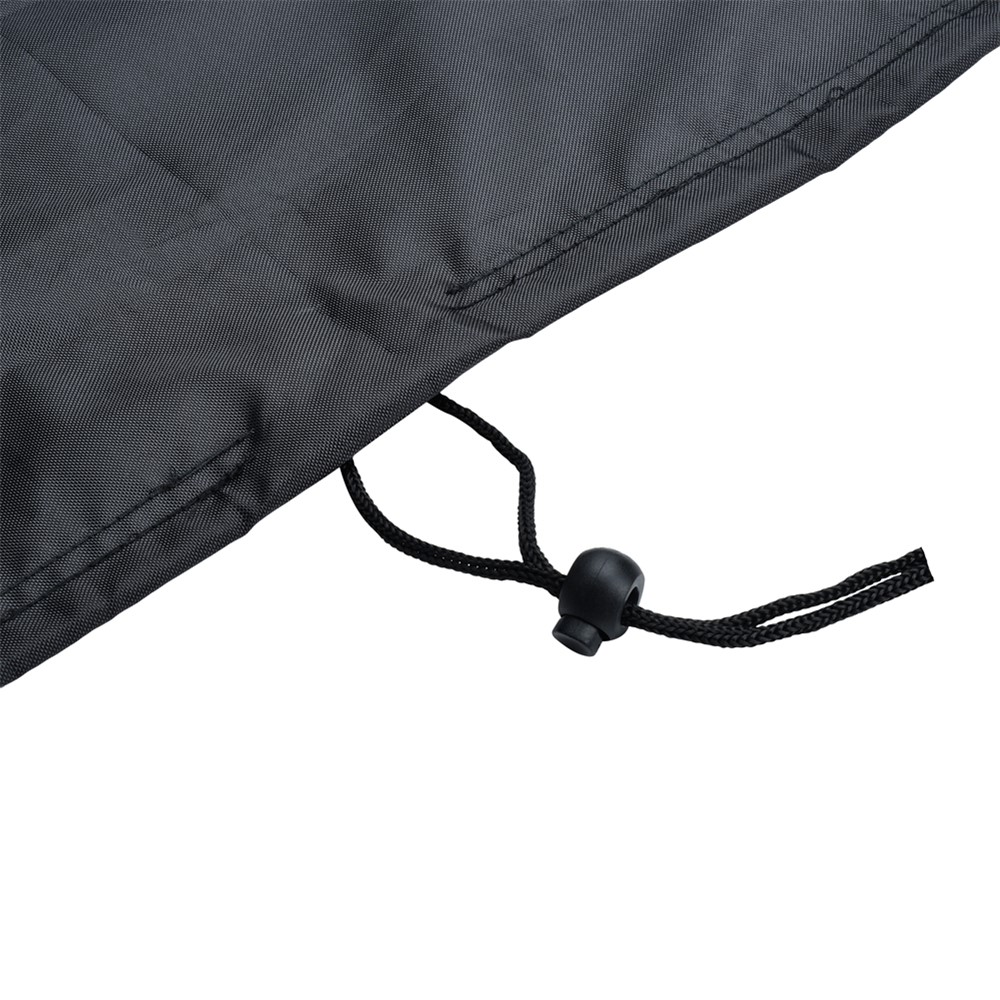 420D Oxford Paño Patio Impermeable Patio Fuego Pit Fugar Protector De Parrilla Redonda Al Aire Libre Cubierta De La Estufa De La Barbacoa 127x61cm (50 Pulgadas)-6