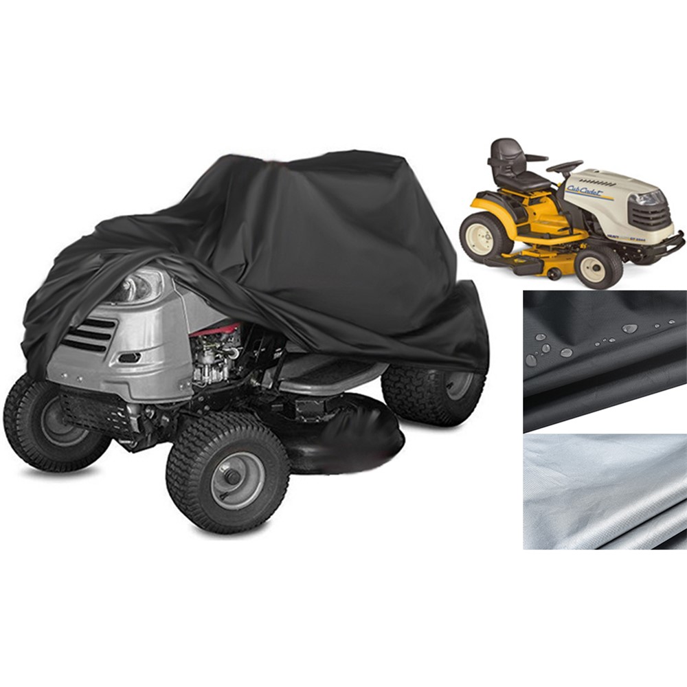 Garden Tractor Cover Waterproof Dustproof UV Protection Lawn Mower Cover, Size: L/182*111*116cm-2