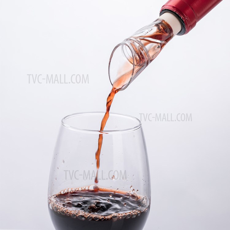 YOUPIN JORDAN & JUDY JJ-CD0160 BPA Free Red Wine Aerator Quick Decanter Wine Pourer Spout Cap (with FDA Certification)-2