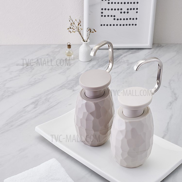 YOUPIN JORDAN & JUDY HO103 400ml One-hand Soap Foam Liquid Dispenser Facial Cleanser Bottle - Light Grey-5