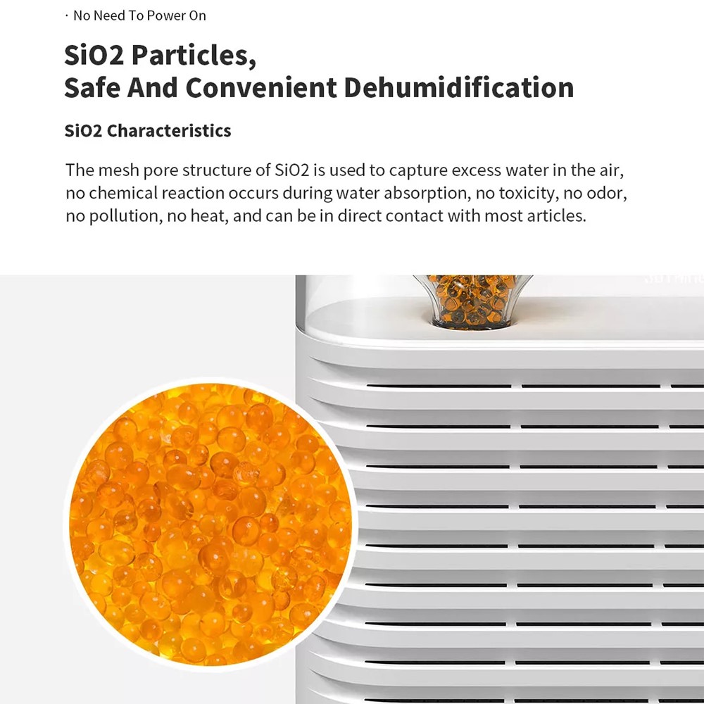 XIAOMI YOUPIN SOTHING DSHJ-DG-006 Portable Plant Air Dehumidifier Rechargeable Reuse Air Dryer Moisture Absorber-4