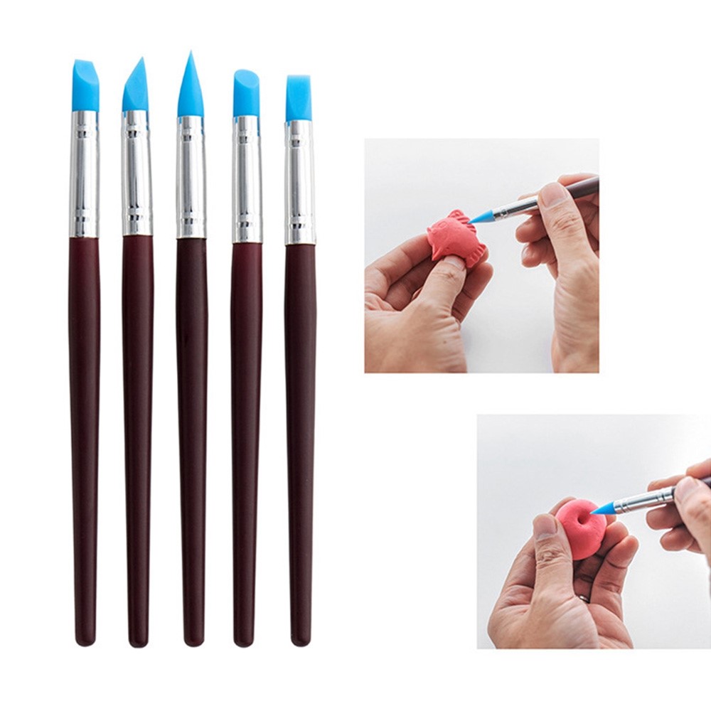 20122518 18PCS Pottery Tools Set Stone Plastic Clay Carving Knives Toys DIY Tools Dotting Pen-4