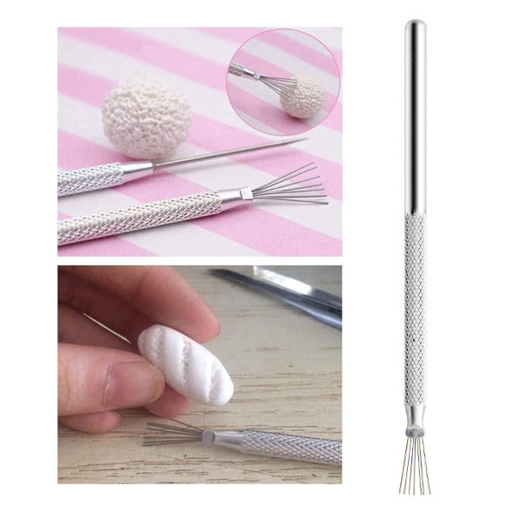 21072901 Feather Wire Texture Pottery Tool Pottery Texture Brush Polymer Clay Strong Wire Sculpting Modeling Tool-2