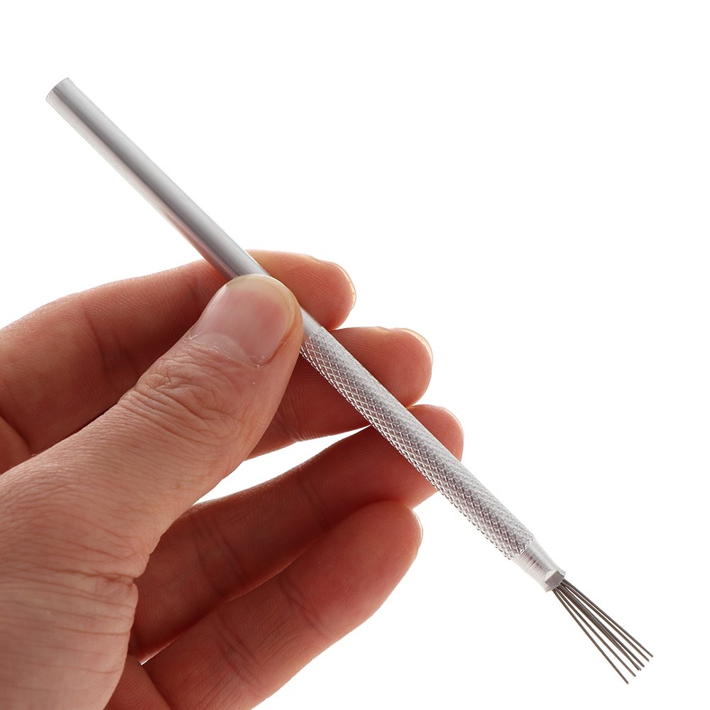 21072901 Feather Wire Texture Pottery Tool Pottery Texture Brush Polymer Clay Strong Wire Sculpting Modeling Tool-3
