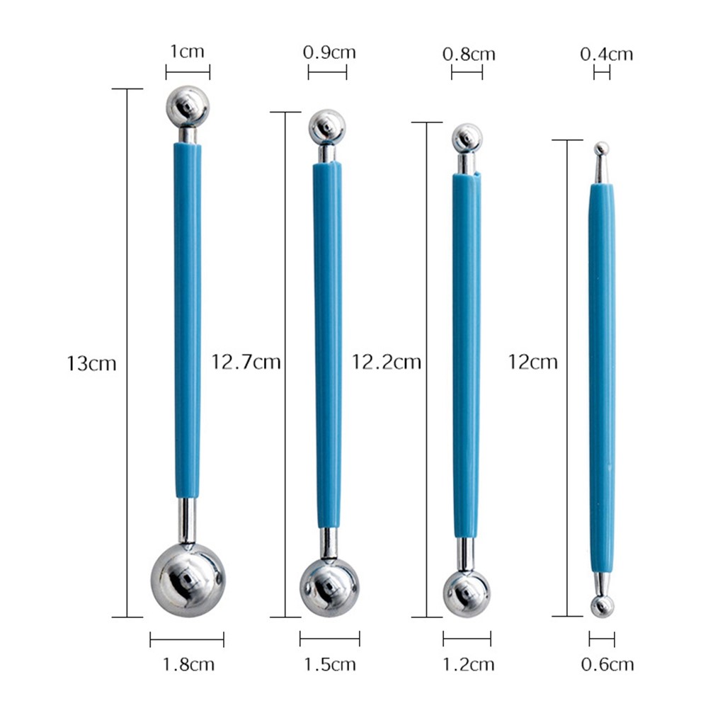 21031324 24PCS Pottery Tools Set Stone Plastic Clay Carving Knives Toys DIY Tools Dotting Pen-10