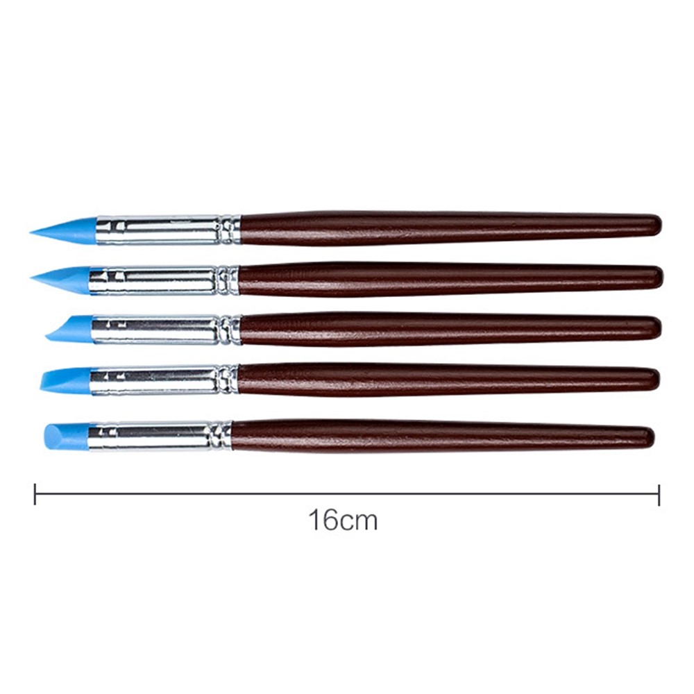 21031324 24PCS Pottery Tools Set Stone Plastic Clay Carving Knives Toys DIY Tools Dotting Pen-12