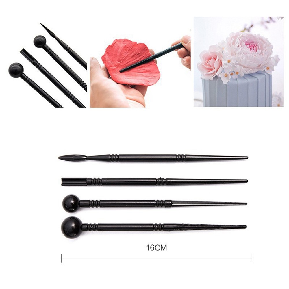 21120628 28PCS DIY Pottery Tools Kit Pottery Carving Knife Set Plastic Clay Pill Stick Silicone Oil Painting Brush-9
