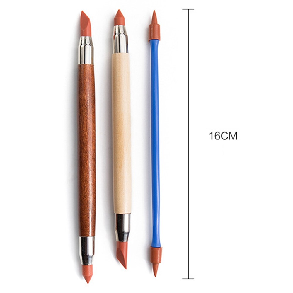 21052261 61PCS Pottery Tools Set DIY Plastic Clay Carving Knives Toys Dotting Pen with Storage Bag-10