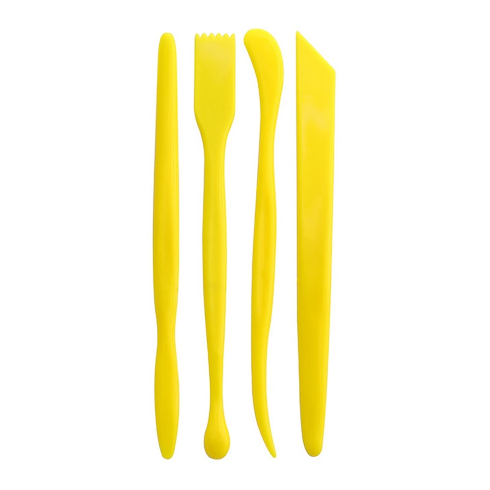 21052261 61PCS Pottery Tools Set DIY Plastic Clay Carving Knives Toys Dotting Pen with Storage Bag-4