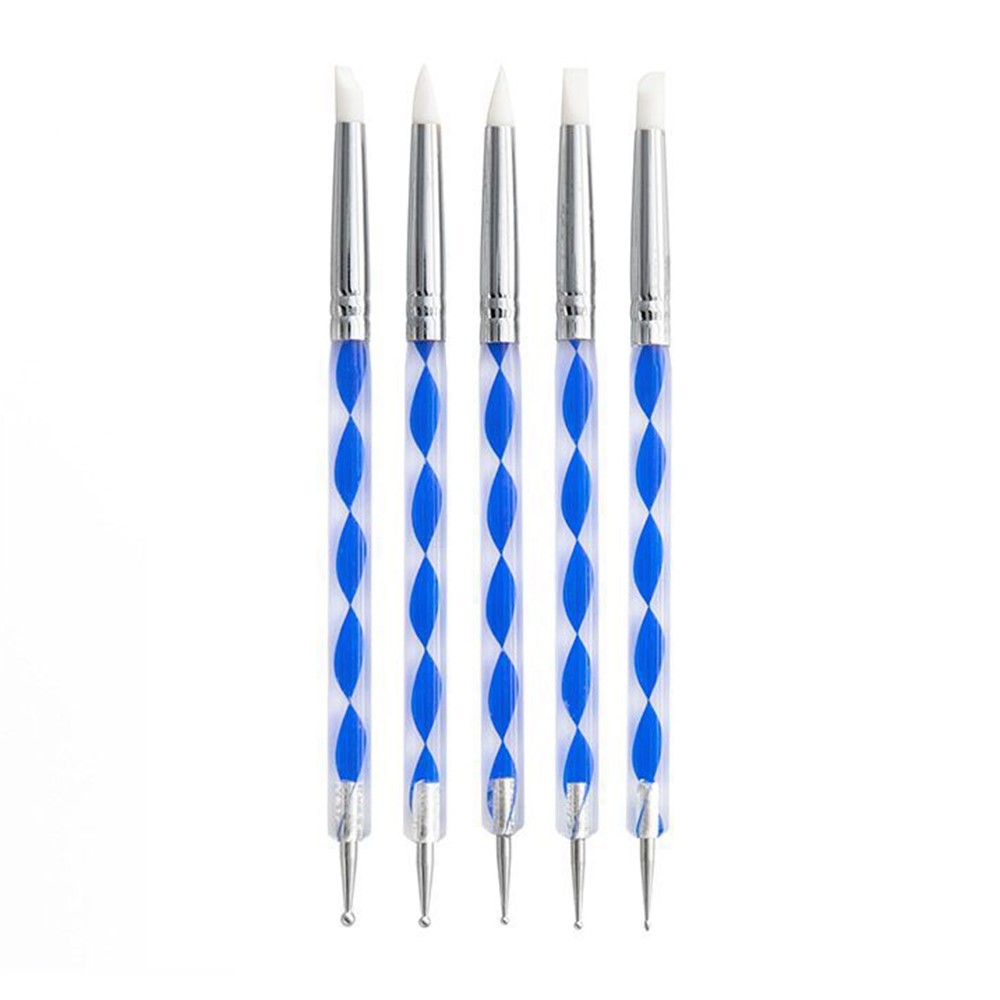 21052261 61PCS Pottery Tools Set DIY Plastic Clay Carving Knives Toys Dotting Pen with Storage Bag-5