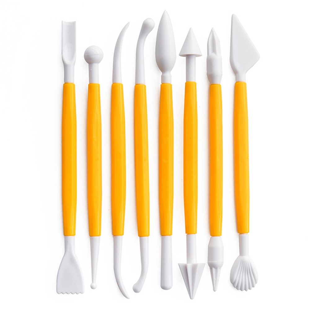 21102501 25PCS Clay Sculpture Tool Set Pottery Carving Knife Detail Needle Figure Transparent Acrylic Turntable-3