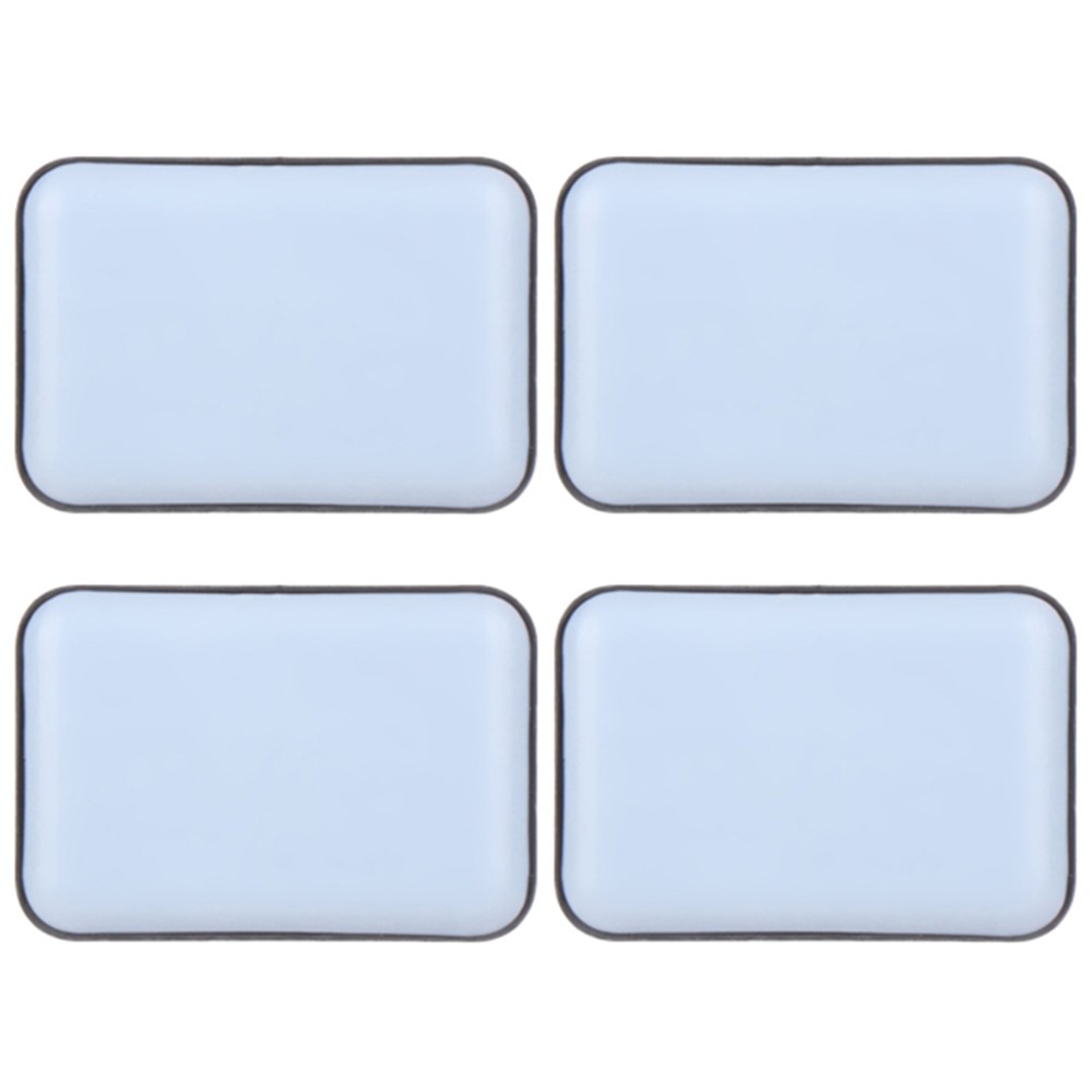 4Pcs / Set 3.5x2.5cm Home Furniture Movers Pads Rectangle Sliders SelfAdhesive Rubber Chair