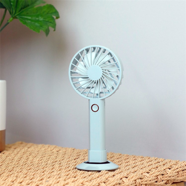 Y6 de 7 Folhas de 7-folhas Mini Fan 3 Velocidades fã de Mesa de Mudo Com Base Destacável - Menta Verde-2