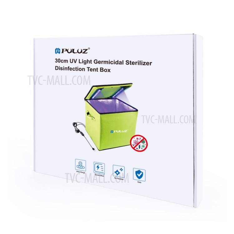 PULUZ 30cm LED Disinfection Tent Box UV Light Germicidal Sterilizer Box-11