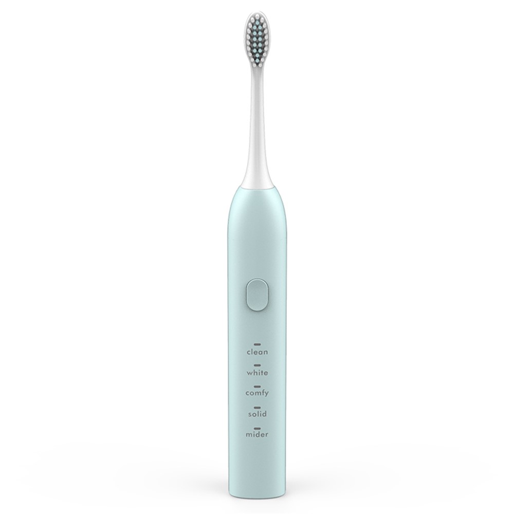 Sonic Electric Toothbrush USB Rechargeable Five Brushing Modes Automatic Tooth Brush - Blue-2