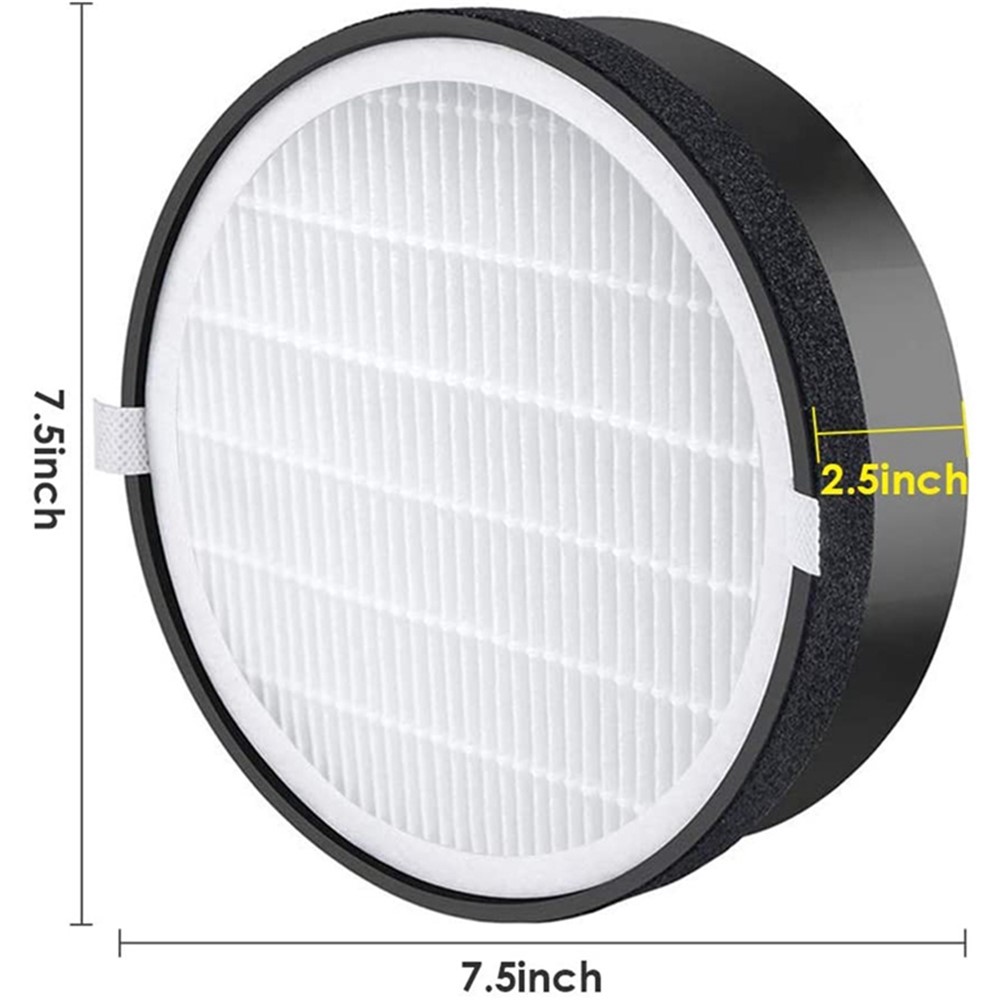 HEPA Filter Replacement for Levoit LV-H132 / LV-H132-RF, Activated Carbon Filter Cleaning Air Purifier Mesh Filter-4