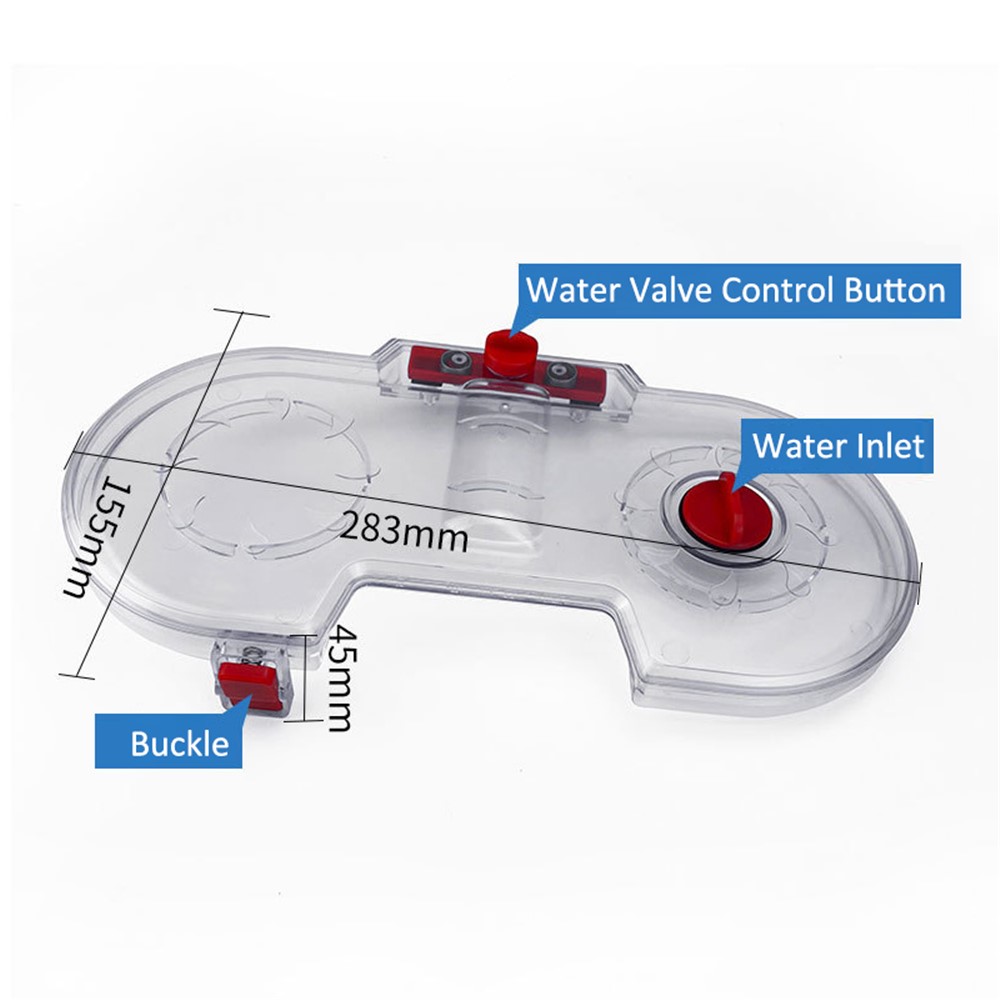For Dyson V11 / V10 / V8 / V7 Vacuum Cleaner Detachable Water Tank Replacement - Transparent / for X001 Mop-3