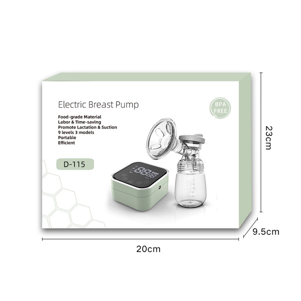 MIDALA D115 Elektrische Brustpumpe 3 Modi Stille Muttermilch -Saugwerkzeug (FDA Zertifiziert, BPA Kostenlos)