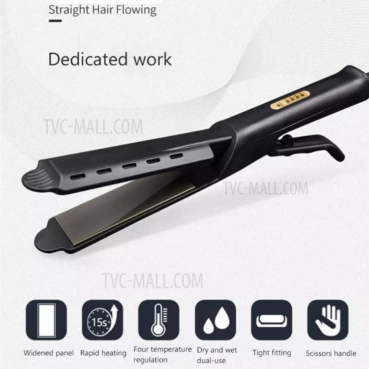 LEMONDA ZZ02 Hair Straightener Flat Iron Instant Heating 4 Level Adjustable Temperature - EU Plug-10