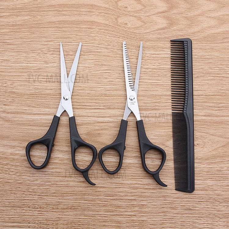 MW-775 3Pcs/Set Hairdressing Scissor Barber Salon Hair Cutting Shears with Comb-2