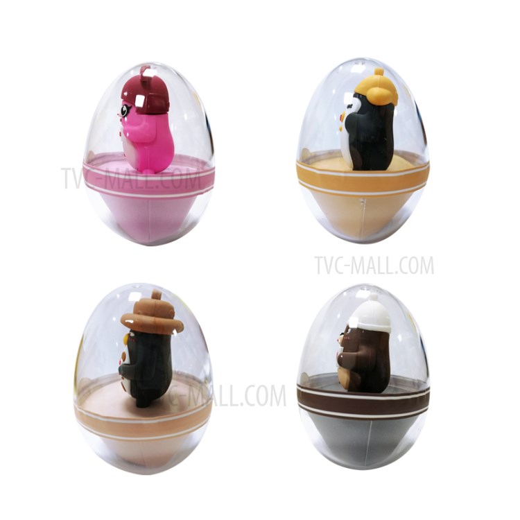 DDFAMILY Cute Animal Model Figure Toy Twisted Eggs Toys for Children - DD Penguin-10