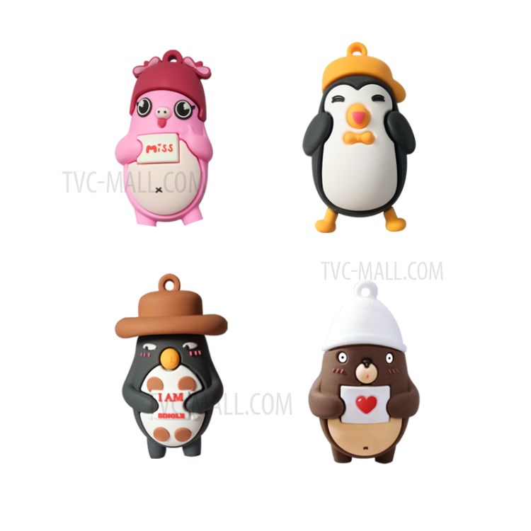 DDFAMILY Cute Animal Model Figure Toy Twisted Eggs Toys for Children - DD Penguin-11