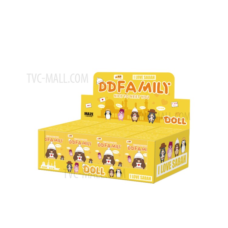 DDFAMILY Cute Animal Model Figure Toy Twisted Eggs Toys for Children - DD Penguin-12