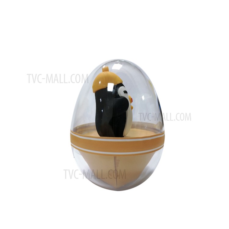 DDFAMILY Cute Animal Model Figure Toy Twisted Eggs Toys for Children - DD Penguin-2