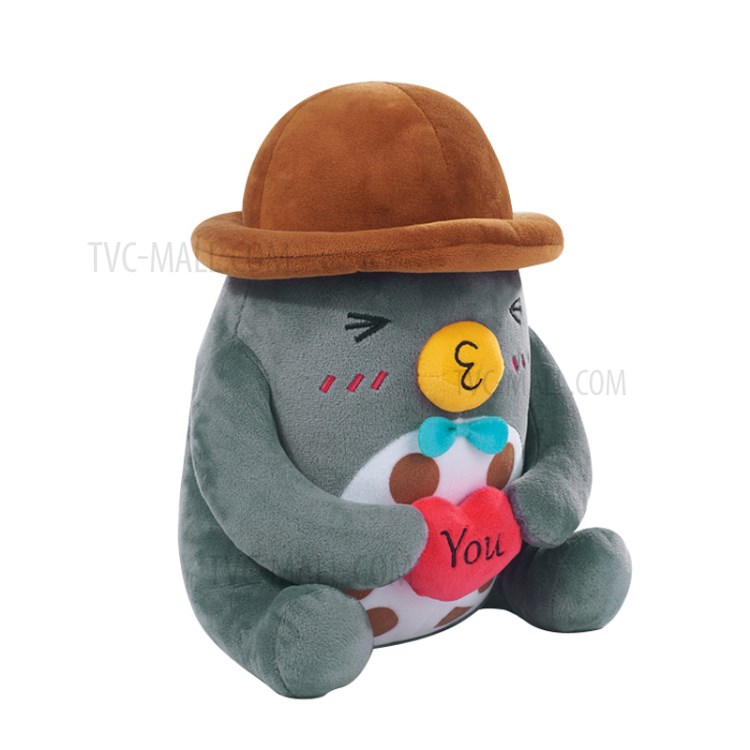 DDFAMILY Cute Animal Doll Soft Plush Toy Baby Gift - Grey-2
