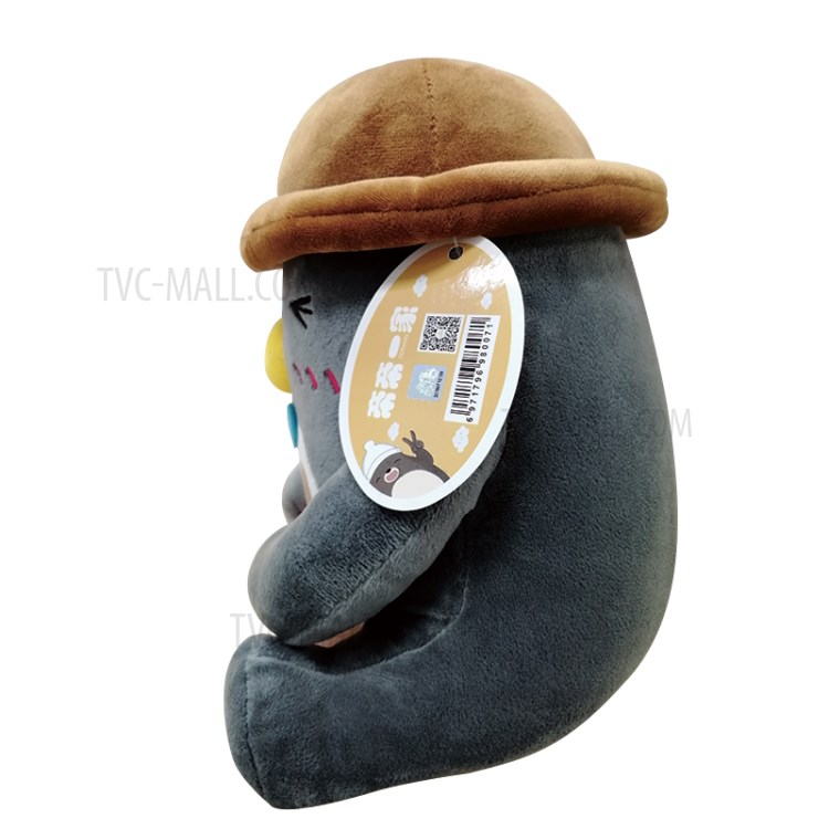 DDFAMILY Cute Animal Doll Soft Plush Toy Baby Gift - Grey-4