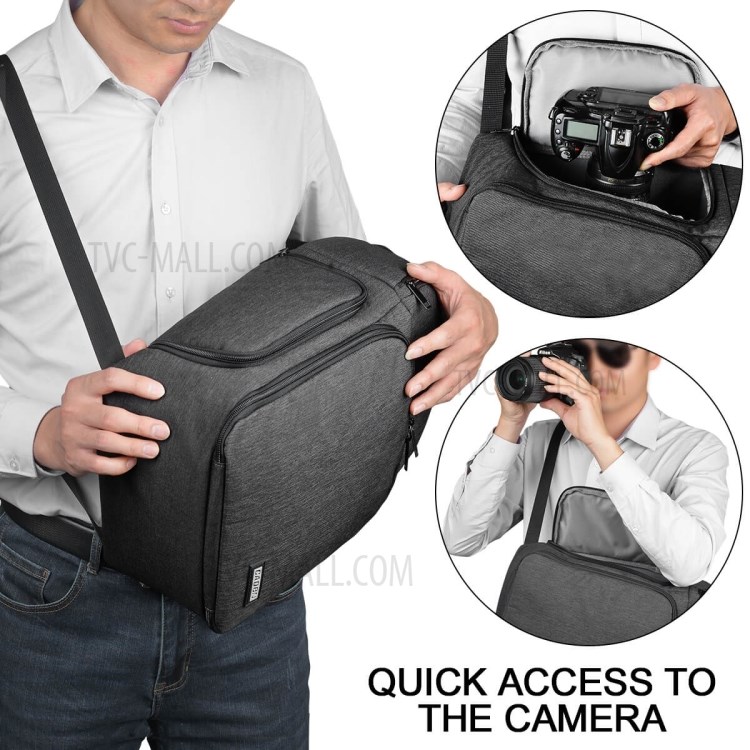 CADEN Large Capacity Waterproof Multi-function Camera Bag Photography Backpack-8