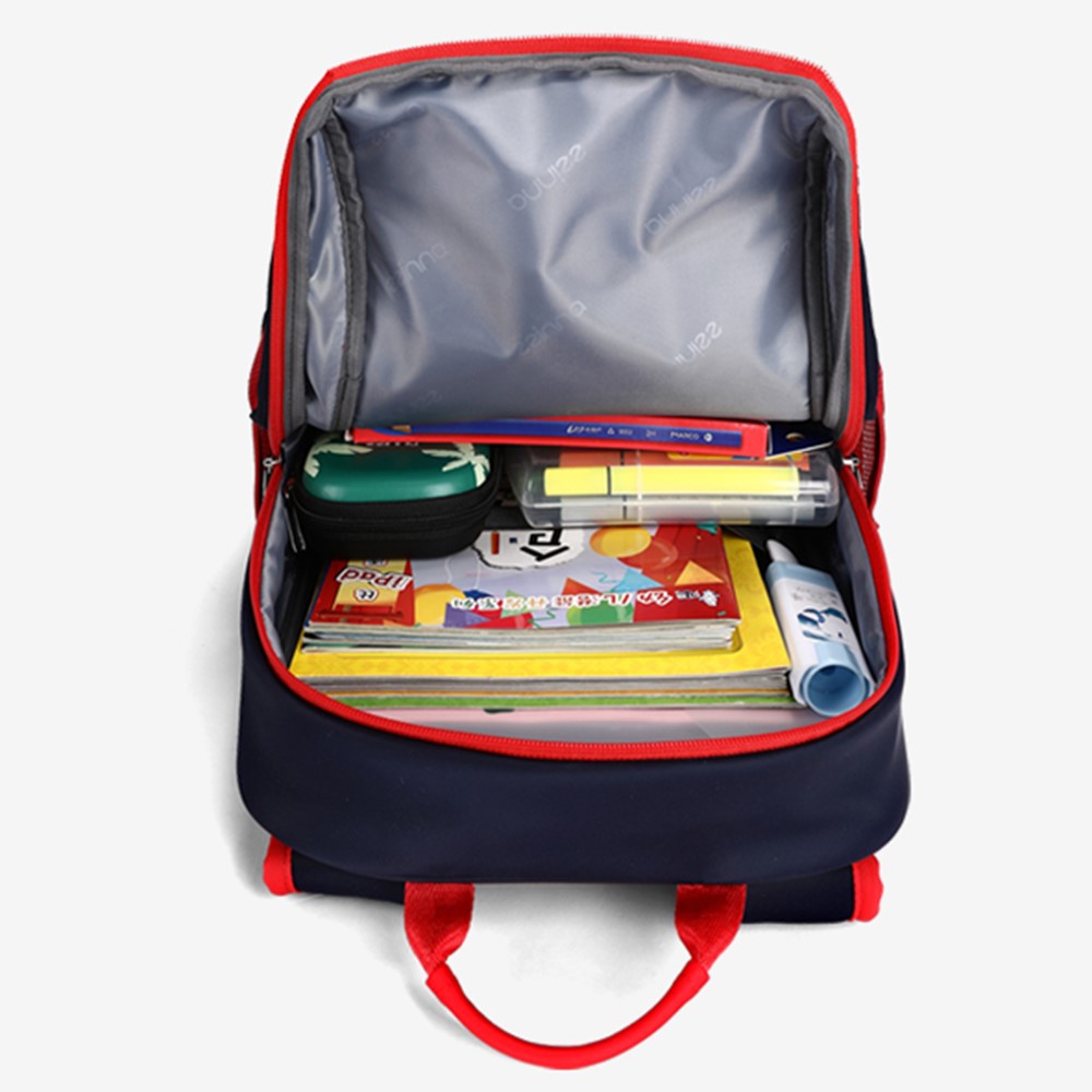 ZZINNA N714 Kids Backpack for Boys Girls Elementary Primary School Bag Multi-functional Scientific Weight-loss Cute Backpack - Red-2